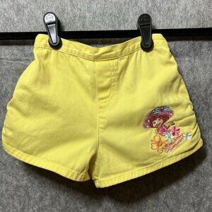 Vintage Y2K Strawberry Shortcake Shorts 18 Months Girls Yellow‎ 2007